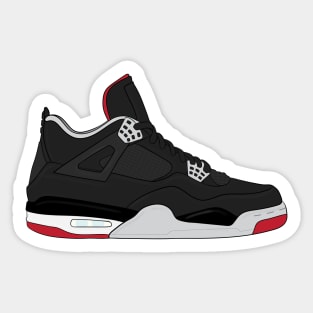 Air Jordan IV (4) - Bred Sticker